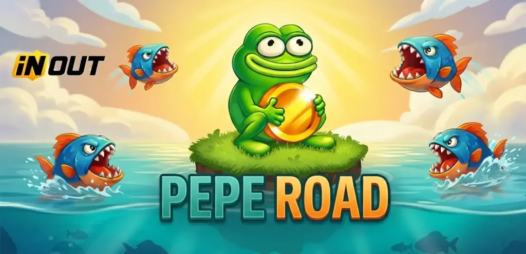 Pepe Road -pelin kuva, jossa sammakko pitelee kolikkoa